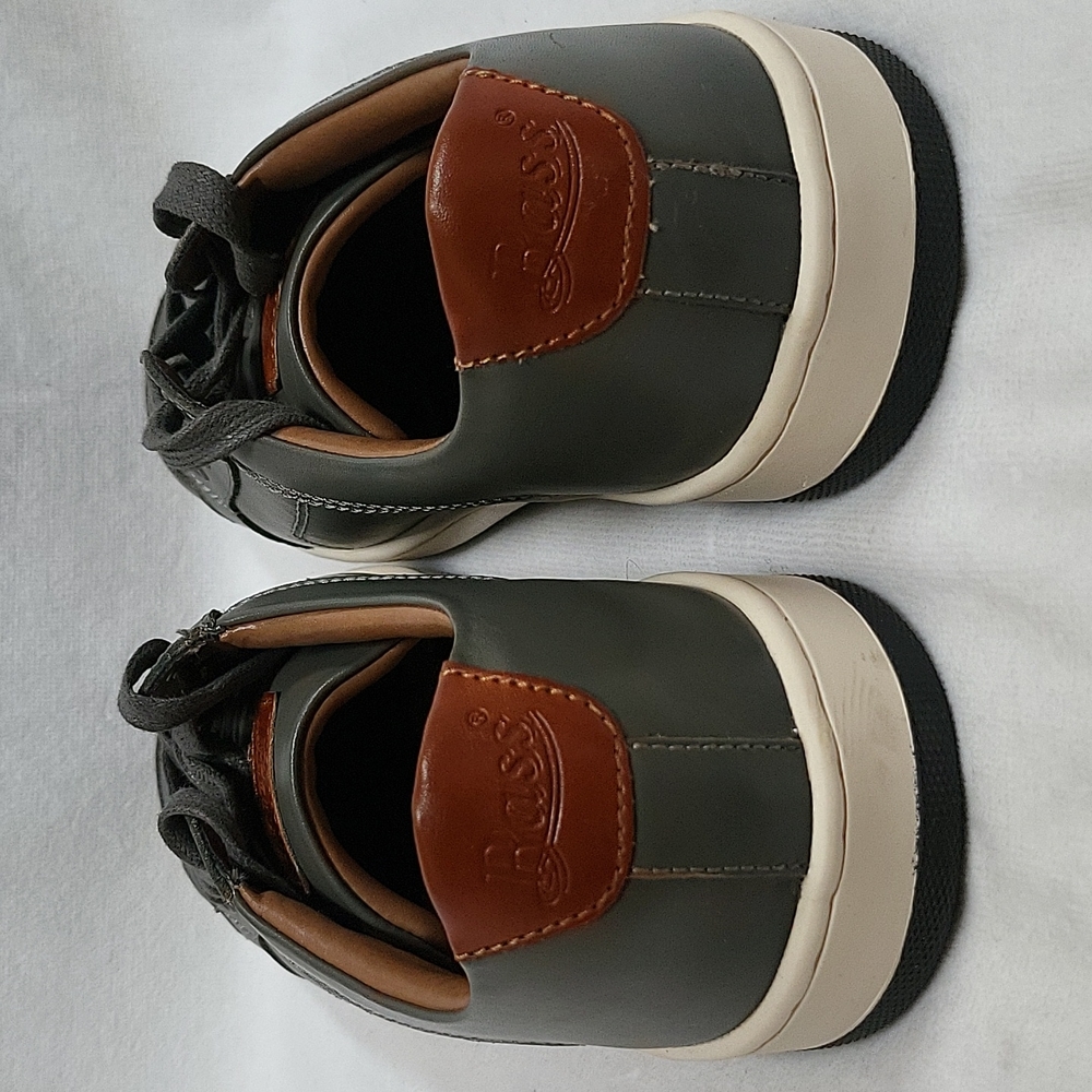 Dark Grey Leather Sneakers Landon Size 9.5M G.H. Bass - Picture 6 of 12